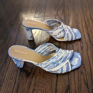 Reformation Lila Tubular Heeled Sandal
